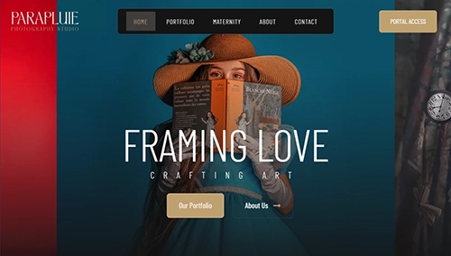 Parapluie Studio website